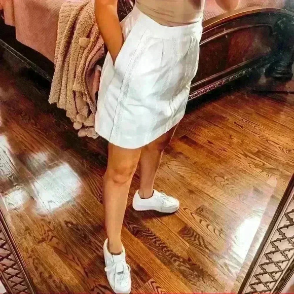 J. Crew Mini Eyelet Skirt with Pockets - Picture 6 of 10